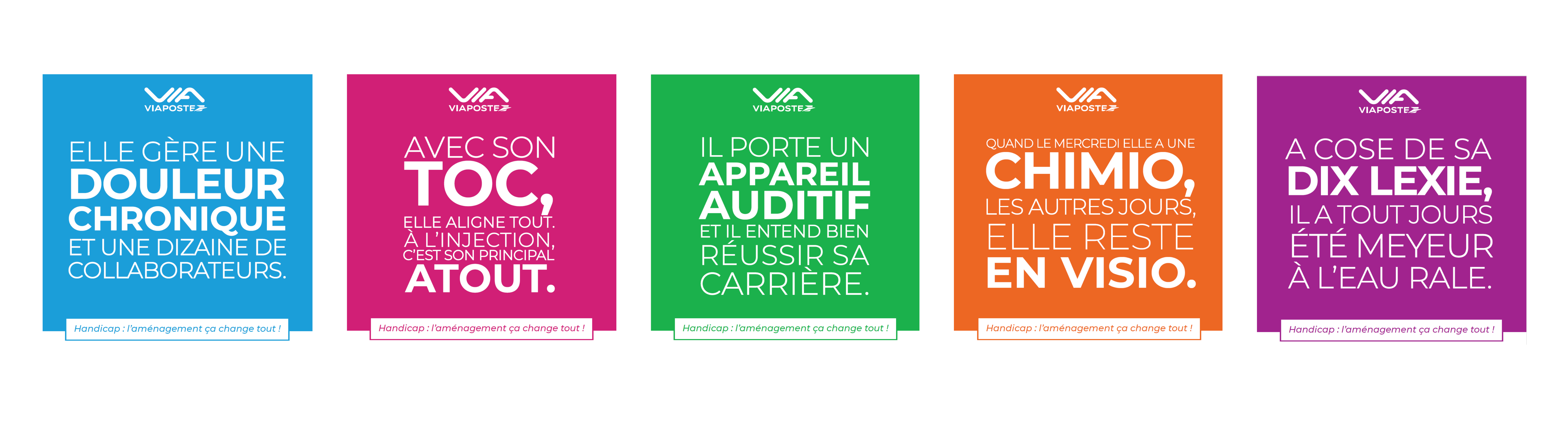 Campagne sensibilisation handicap Viaposte